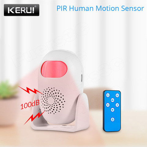 KERUI PIR Human Motion Sensor Security Alarm System Detector Anti-theft Motion Detector Welcome Doorbell Human Body Detector ► Photo 1/6