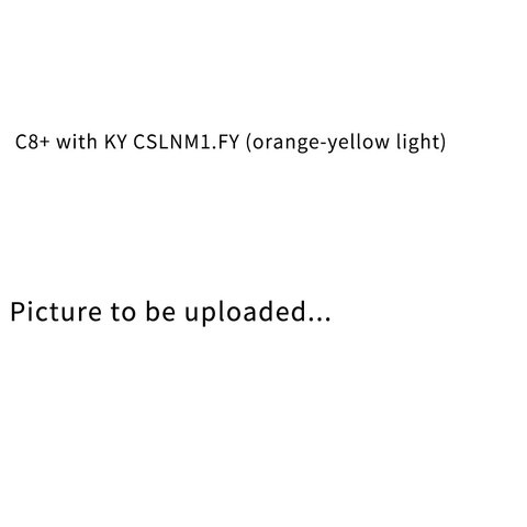 Convoy C8+ with osram KY CSLNM1.FY orange-yellow light ► Photo 1/3