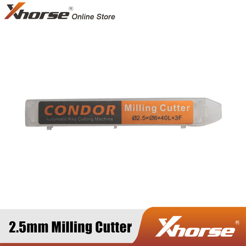 Xhorse 2.5mm Milling Cutter for Mini Condor IKEYCUTTER CONDOR XC-007 Master Series Key Cutting Machine ► Photo 1/3