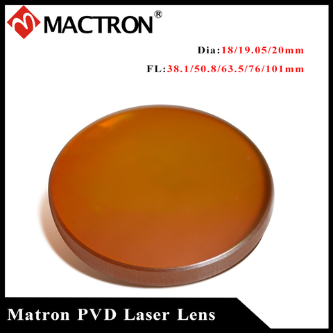 (Promotion) Lowest Price High Quality Mactron ZnSe PVD Laser Lens 20mm Dia Focus Lens for Co2 Laser Engraving Cutiing Machine ► Photo 1/3