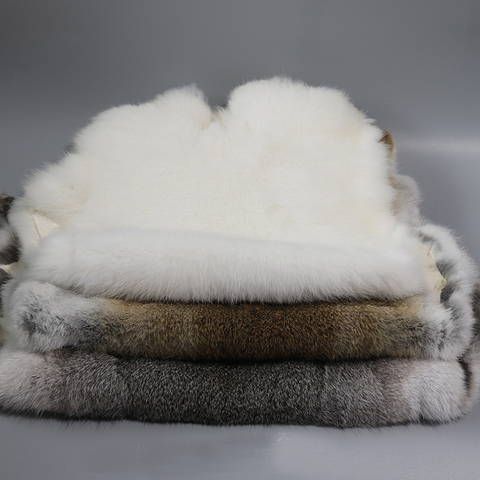 New full Pelt Genuine Rabbit Fur Raw Material Clothing Accessories Wholesale Original Rabbit Real Leather Fur Special Sale ► Photo 1/4