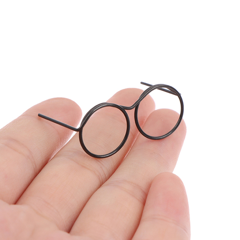 5PCS Great Collection Fashion Round Frame Lensless Retro Doll Glasses For Doll ► Photo 1/6