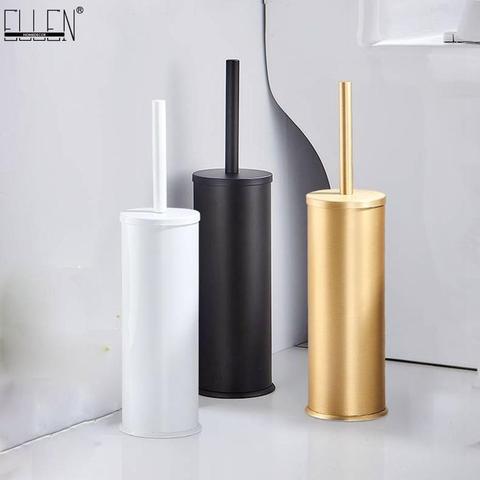 ELLEN Toilet Brush Holder Bathroom Cleaning Set Flooring Stand Black Bathroom Storage and Organization ML117 ► Photo 1/6