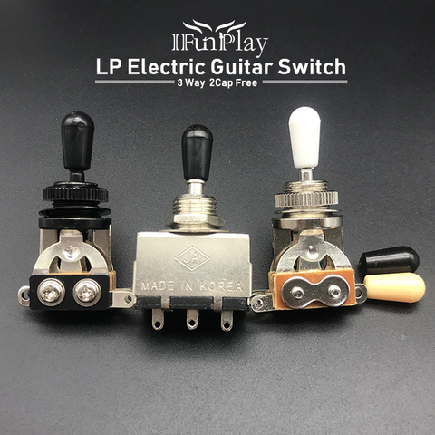 3 Way Toggle Switch for LP SG Electric Guitar Metal 3 Way Control Electric Guitarra Switch with 2pcs Switch Tip Free ► Photo 1/6