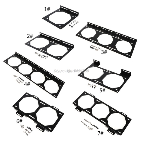 Fan Bracket 240 Radiator Mounting Bracket Water Cooler for 12/14CM Fan Holder External Computer Case Heatsink Gadget Accessories ► Photo 1/6