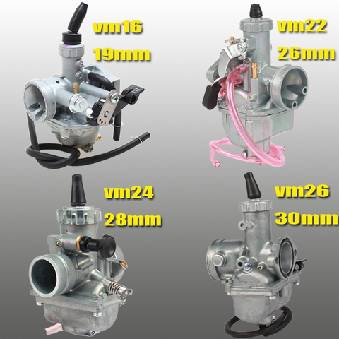 Mikuni VM16 VM22 VM24 VM26 Carburetor 19mm 26mm 28mm 30mm Carb For Honda for Yamaha 110cc-250cc Dirt Pit Bike ATV ► Photo 1/5