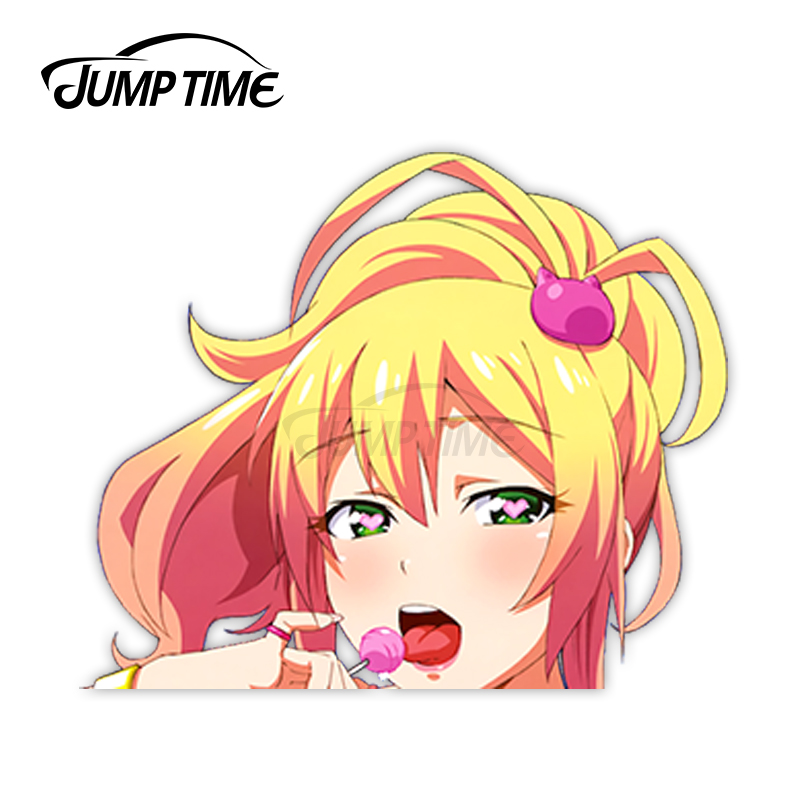 Jump Time Anime Hajimete no Gal Yame Yukana 9  Bumper Window Helmet  Vinyl Decal Peeker Car Stickers - Price history & Review | AliExpress  Seller - JumpTime L8 Store 