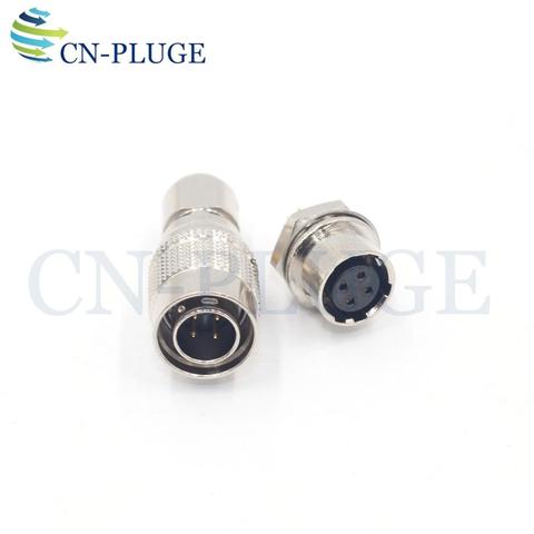 Hirose Connector 4 pin Male Plug & Female Socket , HR10A-7P-4P/HR10A-7R-4S , Recording Equipment Camera Power Connector ► Photo 1/5