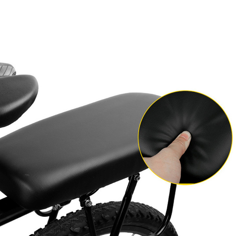 Thickening cushion of bicycle back seat cushion board soft saddle  cushion on rack bike man Sitting Luggage Carrier Cargo Rack ► Photo 1/5