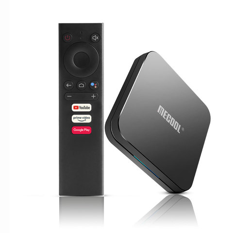 MECOOL KM9 pro Android 10.0 TV Box 4G RAM 32G ROM 2.4G/5G WiFi BT 4.1 Amlogic S905X2 Android 9.0 TV Box Media Player ► Photo 1/6