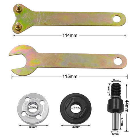 Connecting rod Flange Nut Inner Outer Kit and Angle Grinder Key Flanged Wrench for Electric Drill conversion angle grinder tool ► Photo 1/5