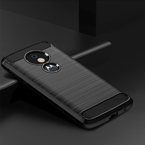 Brushed Texture Phone Case For Motorola MOTO G9 G7 Play G6 G5 Plus G5S Cover Carbon Fiber Back Cases For Moto G8 Power Lite Case ► Photo 1/6