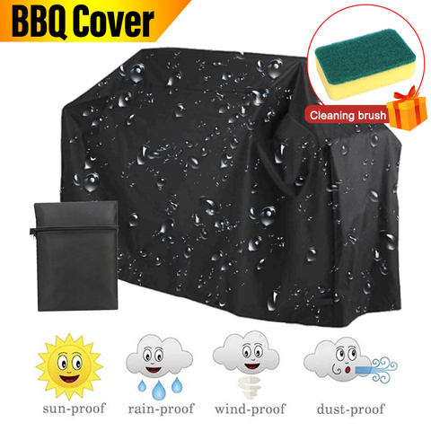 Weber q3200 cover waterproof outdoor barbecue cover heavy garden furniture cover Oxford cloth barbecue protection mat ► Photo 1/6