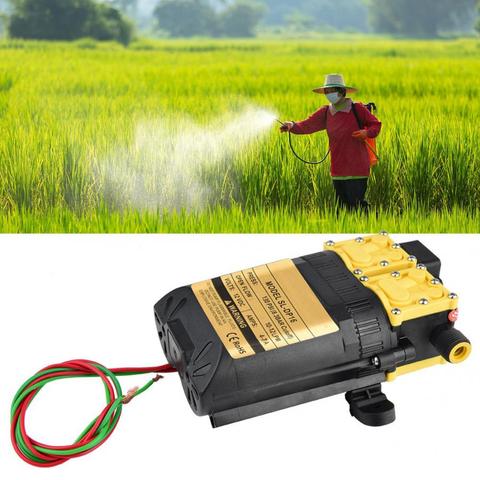 DC12V 7-9LPM Large Flow Rate Agricultural Electric Water Pump 4-4.5A Micro High Pressure Diaphragm Water Sprayer Car Wash ► Photo 1/6