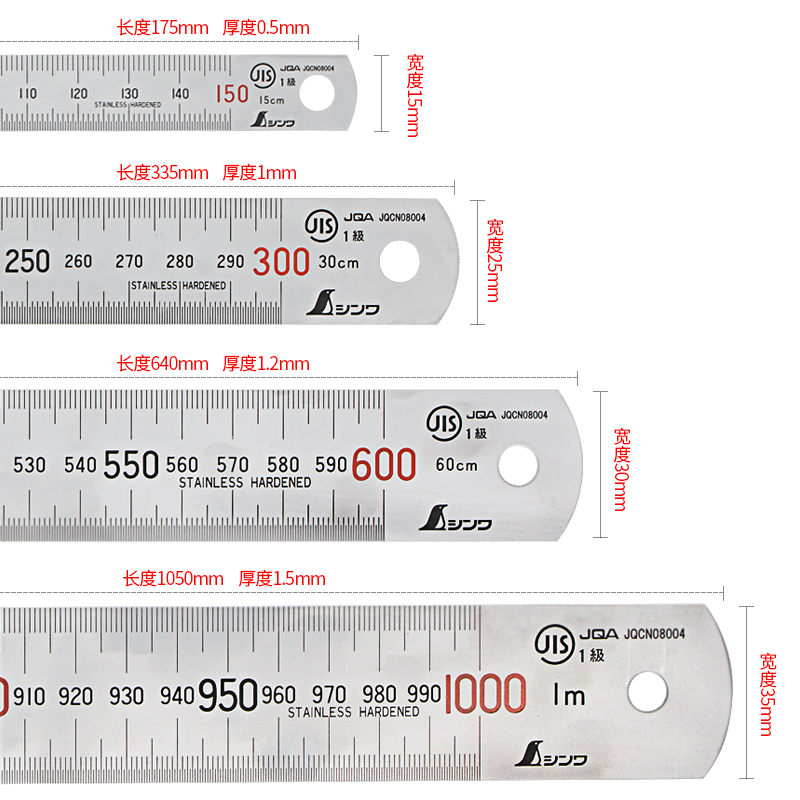 Ruler 30cm Stainless Steel –