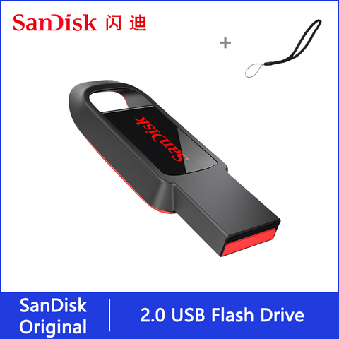 Sandisk USB Flash Drive 32 64 128 16 GB Mini Pendrive 128gb 64gb 32gb 16gb Pen Drive 2.0 USB Stick Disk on Key Memory for Phone ► Photo 1/6