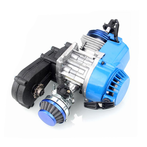 49cc 2-stroke Motor Pocket Bike Engine Mini Dirt Bike ATV Engine With Air Filter ► Photo 1/4