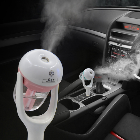 Car Humidifier Air Purifier Freshener 50ML Essential Oil Diffuser Aromatherapy DC 12V Portable Auto Mist Maker Fogger 4Colors ► Photo 1/6
