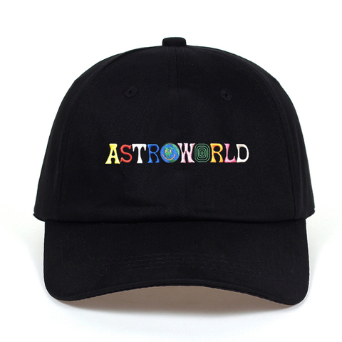 ASTROWORLD Dad Hat 100% Cotton embroidery Baseball Cap Travi$ Scott latest album Snapback Unisex outdoor leisure caps ► Photo 1/6