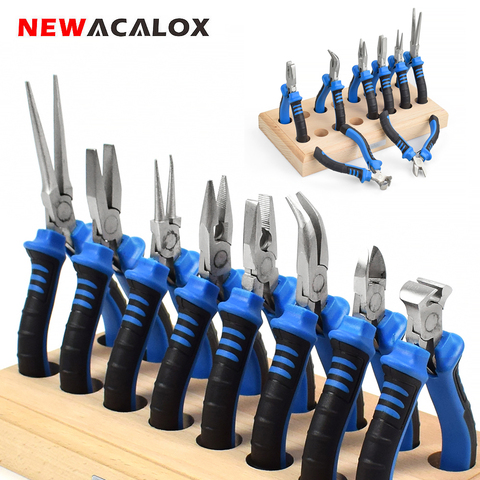 NEWACALOX 8PC Mini Pliers 4.5