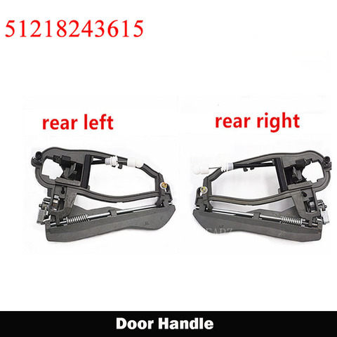 For BMW X5 E53 Door Handle Carrier Inner Outside Front Rear Left Right  51218243615 51218243616 51228243635 51228243636 ► Photo 1/6