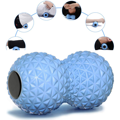 EVA Peanut Massage Ball Double Lacrosse Massage Ball Mobility Ball for Physical Therapy Deep Tissue Massage Tool Back Hand Foot ► Photo 1/6