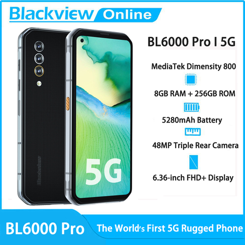 Blackview BL6000 Pro 5G Smartphone 8GB RAM+256GB ROM 6.36