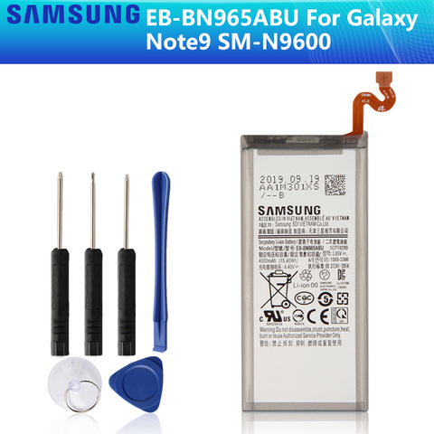 SAMSUNG Original Replacement Battery EB-BN965ABU for Samsung Galaxy Note9 Note 9 N9600 SM-N9600 SM-N960F 4000mAh Phone Battery ► Photo 1/6