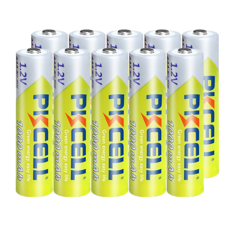 10PCS PKCELL 1.2v NI-MH AAA Battery 3A 1000MAH AAA Rechargeable Battery aaa nimh battery batteries rechargea for flashlight toys ► Photo 1/6