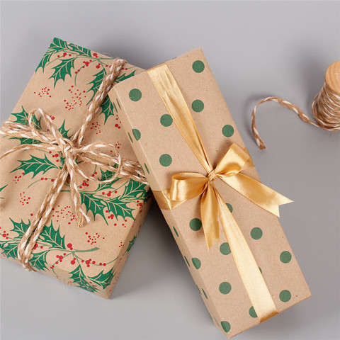 50*70cm Christmas Wrapping Paper Christmas Wedding Green Decoration Gift Wrap Packaging Paper Vellum Paper Origami Paper ► Photo 1/6