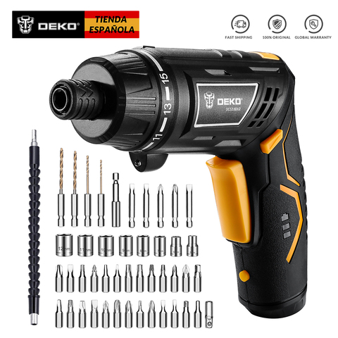 DEKO DCS3.6DU2  Detector Cordless Drill, Power Screwdriver, Screwdriver Handle With LED Torch ， Power Tools, Drill ► Photo 1/6