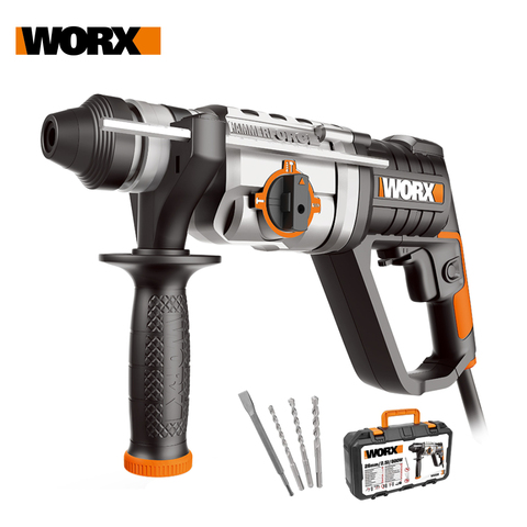Worx Rotary Hammer Drill 800W WX339 Electric Tools 26mm 3in1 Hammer Drill Variable speed Drill Driver Household Power Tools+ Box ► Photo 1/5