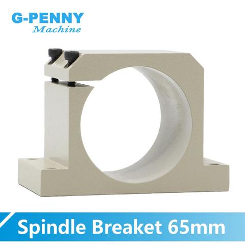 New Arrival! Free Shipping CNC Spindle Motor Clamping 65mm Diameter Spindle Bracket holder Aluminium mounting Bracket ► Photo 1/6