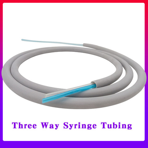 Dental Three Way Syringe Tubing Silicone Hose Tube Pipe Water Air Spray Dental Tubing for Dental products accessories ► Photo 1/5