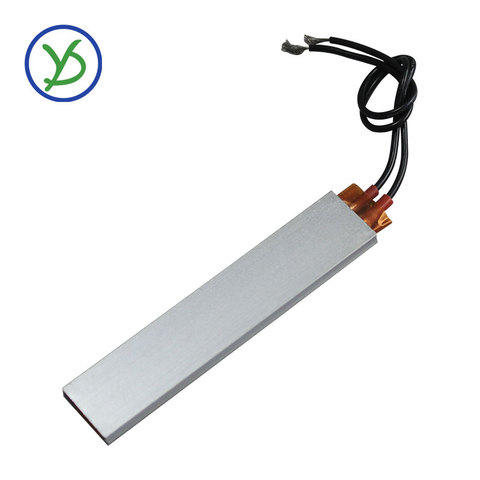 Free Shipping 12V 220C 100*21mm Thermostat PTC Aluminum Heating Ceramic Heater for Crimper Aluminum PTC Heater Thermostat ► Photo 1/6