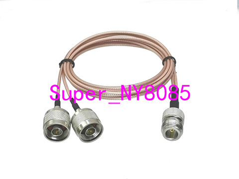 N Female Jack to 2 X N Male Plug Connector cable Splitter Combiner Y type Cable Pigtail RG316 6/8/12/20inch/3FT/6FT/10FT ► Photo 1/4