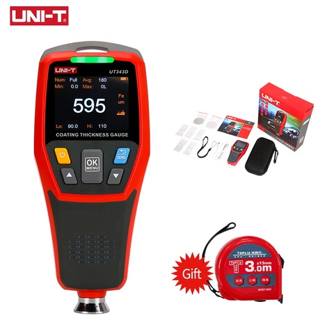 UNI-T UT343D Car Paint Coating Thickness Gauge Digital Meter Film Tester NFE Measurement Electroplate Metal Ferrous Materials ► Photo 1/6