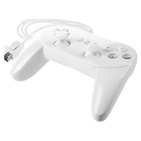 Classic White 8 Buttons Soft Wired Gamepad Controller for Nintend Wii Joypad Remote Control Game Joystick ► Photo 1/6