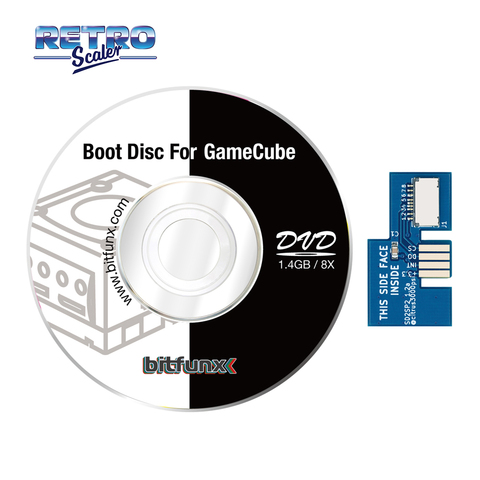 RetroScaler SD2SP2 Adapter + Swiss Boot Disc Mini DVD for Nintendo Gamecube NGC NTSC ► Photo 1/6