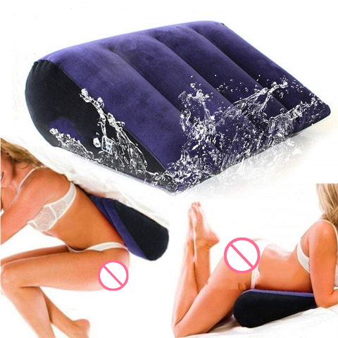 Inflatable Pillow Air Cushion Sex Aid Pillow Couple Aid Wedge Pillow  Triangle