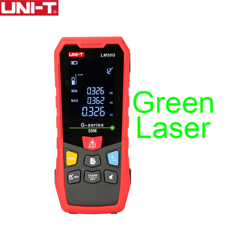 UNI-T LM50G Green Laser Distance Meter Handheld Mini Laser Rangefinder Tape Range Finder Measure Tester New 50m 70m 100m ► Photo 1/4