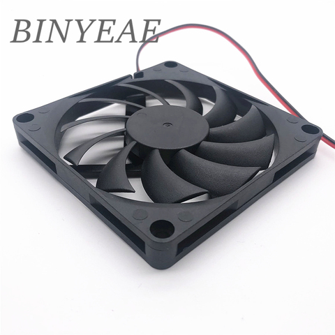 8010 80MM 80x80x10MM Cooling fan DC 5V 12V 24V Ultra-thin USB cooling fan Comptuter CPU Cooling fan with 2pin ► Photo 1/5