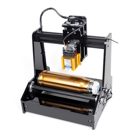 15W Mini 3D Laser Marking Machine CNC Laser Engraver Rotary Axis Engraving Area 100mm*200mm for Metal, Steel, Aluminum ► Photo 1/6