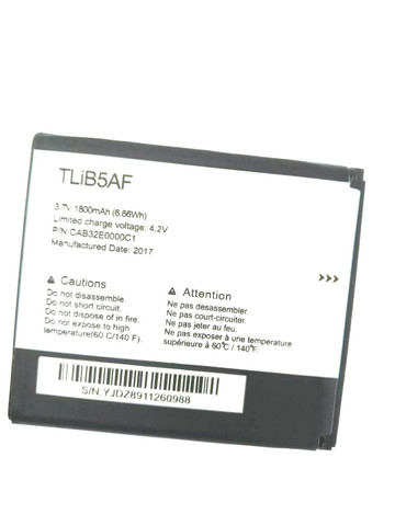 Westrock TLiB5AF 1800MAH  Battery for for ALCATEL One Touch Pop C5 OT 5036 5036D 5037 5037D 5037A 5037X Cell Phone ► Photo 1/1