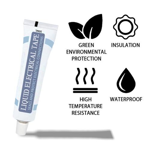 LEDG9 Liquid Insulation Electrical Sealant Tape Paste Waterproof Anti UV Fast Dry Lamp Board Electronic Sealant No Corrosion NEW ► Photo 1/6