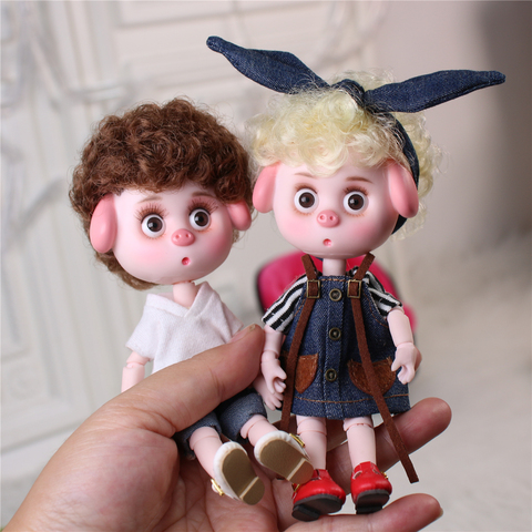 Dream Fairy 1/12 BJD doll DODO DOLL Pigies toy clothes shoes 14cm mini doll joint body ob11 Cute children gift ► Photo 1/6