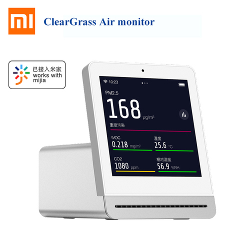 Xiaomi MiJjia Air Quality Tester 3.1 Inch Screen Remote Monitoring TVOC CO2 smartmi PM2.5 Temperature and Humidity Measurement ► Photo 1/6