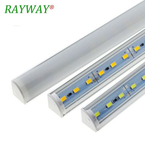 LED cabinet bar light 5Pcs/lot Wall Corner LED Bar Light DC 12V 50cm SMD 5730 Rigid LED Strip Light For Kitchen Under Cabinet ► Photo 1/6