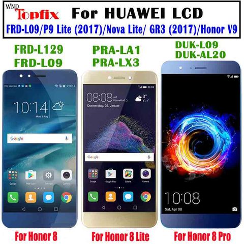For Huawei Honor 8 Pro LCD Display Touch Screen For Huawei Honor 8 Lite LCD 8pro DUK L09 PRA TL10 LA1 LX1 LX3 FRD L09 L19 ► Photo 1/2