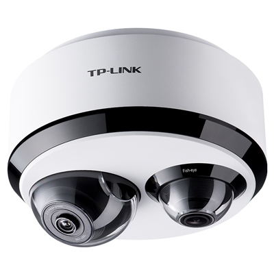 Tp-link Panoramic close-up wireless network camera TL-IPC55T2 5 million panoramic view + 2 million close-up Chinese Version ► Photo 1/5